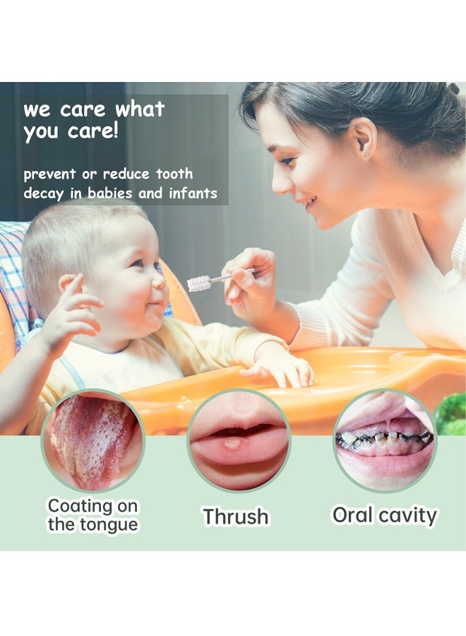 60PCS Baby Tongue Cleaner, Newborn Oral Care Tool, Infant Toothbrush for 0-36 Months - Image 3