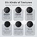 LovesTown 6PCS Silicone Magnetic Fidget Balls Magnetic Sensory Fidget Balls Quiet Travel Toys for Adults Teens Office School Birthday Gift Black - Image 4