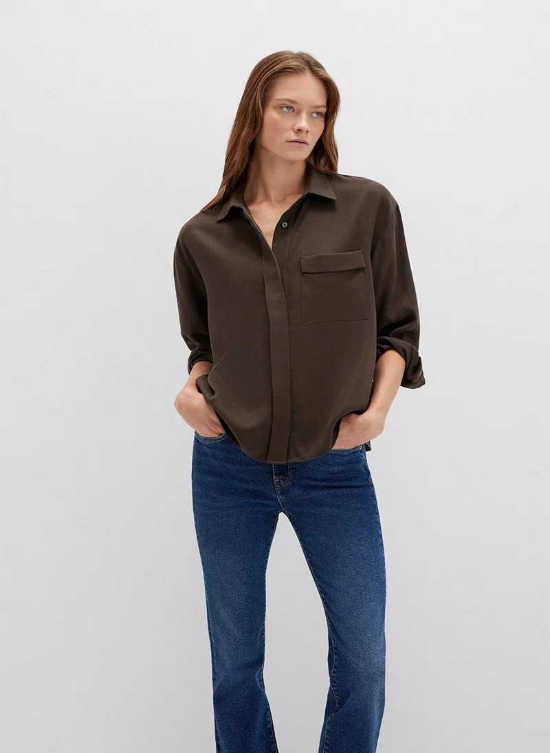 مافي Solid Regular Fit Shirt