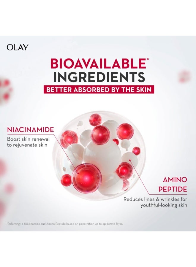 Olay Regenerist Micosculpting Day Cream | Hydrated, Plump, Bouncy Skin | With Hyaluronic Acid, Niacinamide and Peptides | Normal, Oily, Dry, Combination Skin | 50g - Image 2