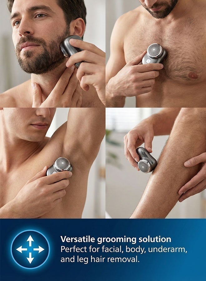Body Trimmer for Men, Electric Trimmer,Body Shaver Groomer Safe Shaver Rechargeable Waterproof Wet/Dry，60min Cordless，Convenient for Outings,2 Year Warranty - Image 3