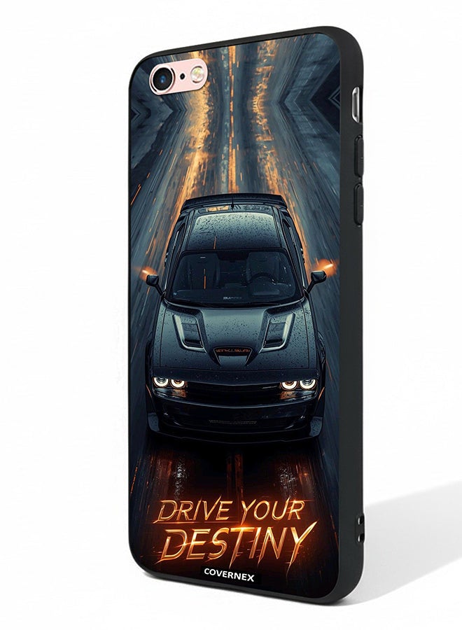 Covernex Apple iPhone 6 Protective Case Cover Printed Featuring Drive Your Desting Dark Muscle Car - Image 1