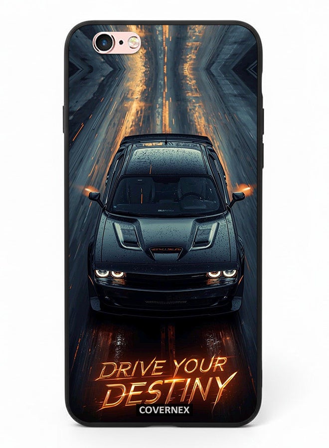 Covernex Apple iPhone 6 Protective Case Cover Printed Featuring Drive Your Desting Dark Muscle Car - Image 2