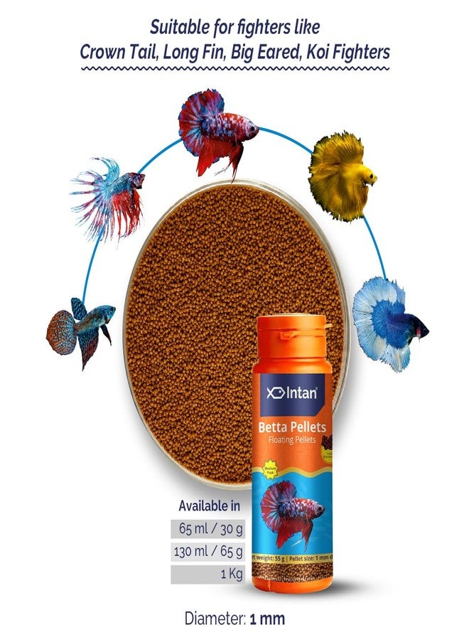 Intan - Betta Pellets - All Life Stages, Fish, 55 G - Image 2