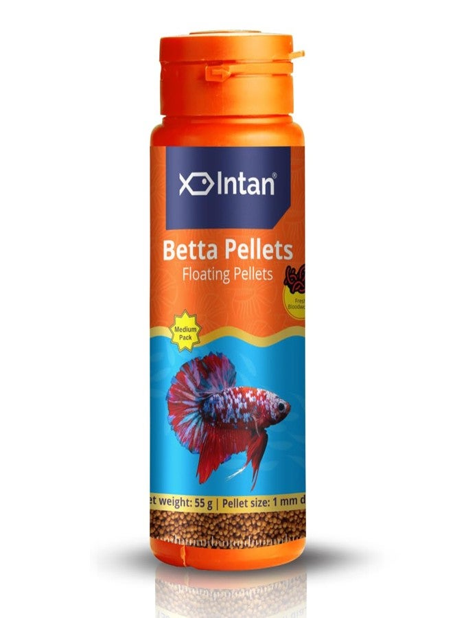Intan - Betta Pellets - All Life Stages, Fish, 55 G - Image 1