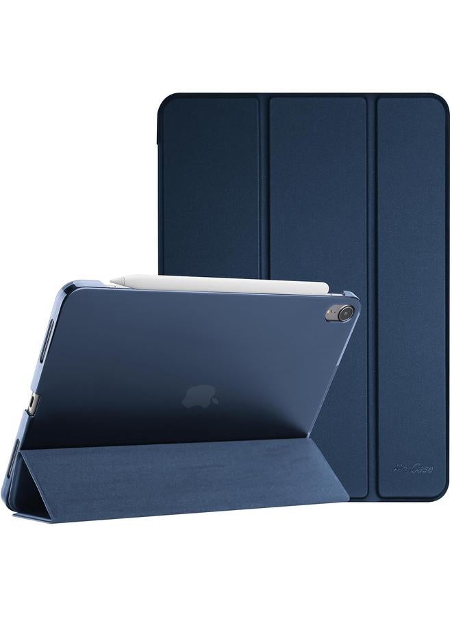 Procases Smart Case For Ipad Air 11 Inch M2 2024 10.9 Air 5Th Generation 2022 10.9 Air 4Th 2020 Protective Cover For Ipad Air 11 Air 5 4 Gen Navy - Image 1