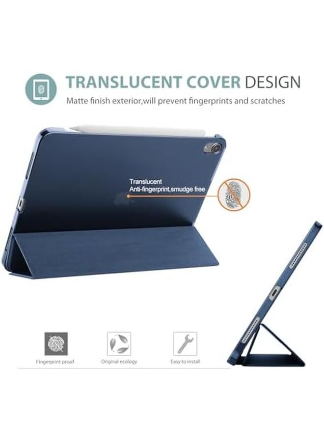 Procases Smart Case For Ipad Air 11 Inch M2 2024 10.9 Air 5Th Generation 2022 10.9 Air 4Th 2020 Protective Cover For Ipad Air 11 Air 5 4 Gen Navy - Image 3