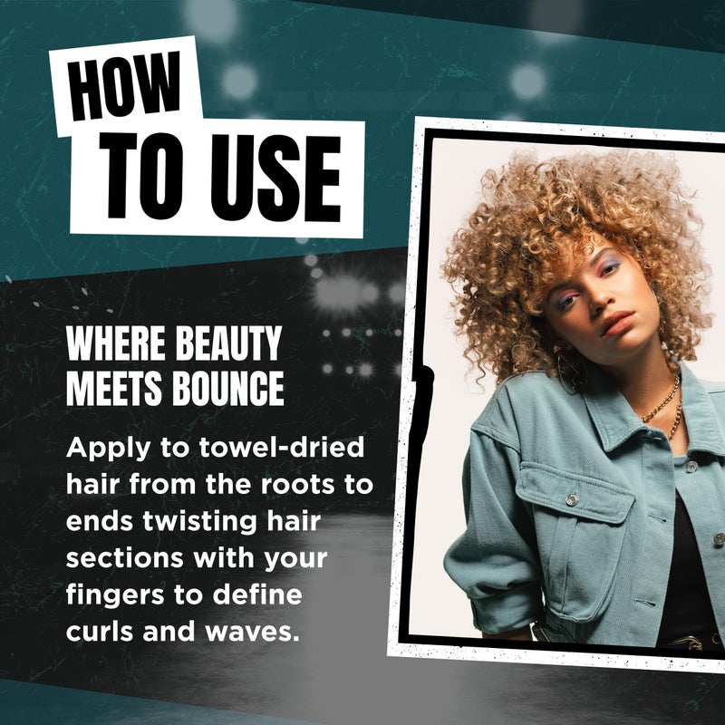 TIGI by Catwalk Curls Rock Amplifier - Premium Curly Hair Cream - For Curl Hold & Frizz Protection - For Wavy & Curly Hair - Finish on Wet Hair & Air Dry - 5.07 fl oz (3 Pack) - Image 5