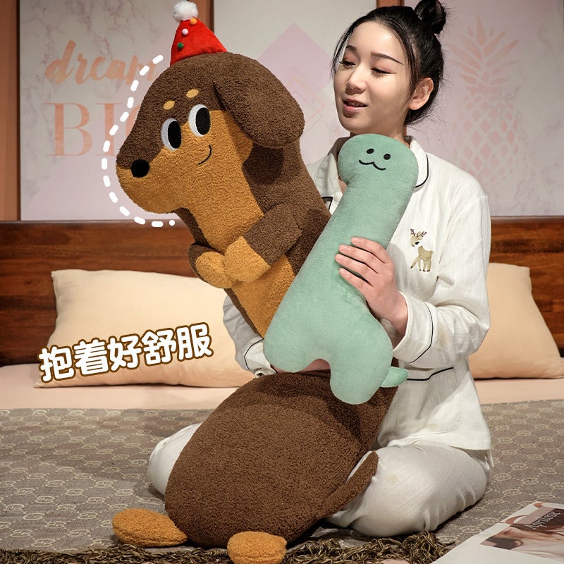 Baby Dachshund Long Pillow Children'S Sleeping Rag Doll Puppy Bed Sleeping Side Sleeping Leg Pillow - Image 5