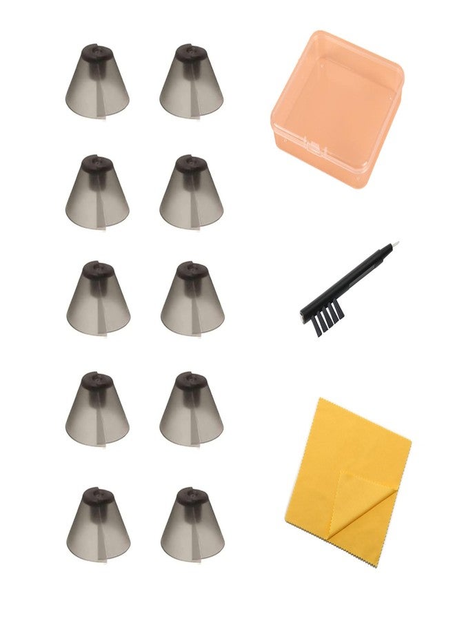 YAFIYGI 10 Counts Hearing Aid Domes Sure Fit Ear Tips for Standard Receiver Hearing Aid Accessories Replacement Parts Small Medium Large Buds for Hearing Amplifier Supplies - Image 1