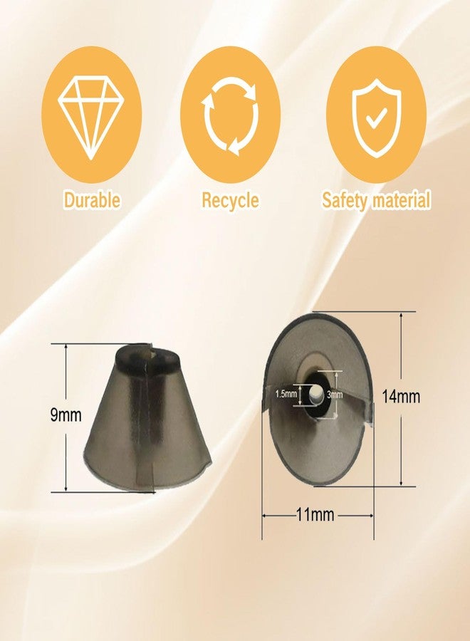 YAFIYGI 10 Counts Hearing Aid Domes Sure Fit Ear Tips for Standard Receiver Hearing Aid Accessories Replacement Parts Small Medium Large Buds for Hearing Amplifier Supplies - Image 2