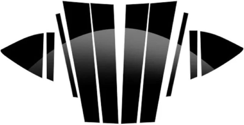 DEMULAX 10PCS Polished Pillar Posts for Toyota Yaris L 2017-2021 - Image 1