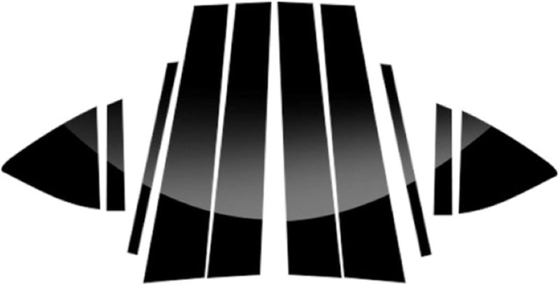 DEMULAX 10PCS Polished Pillar Posts for Toyota Yaris L 2017-2021 - Image 2