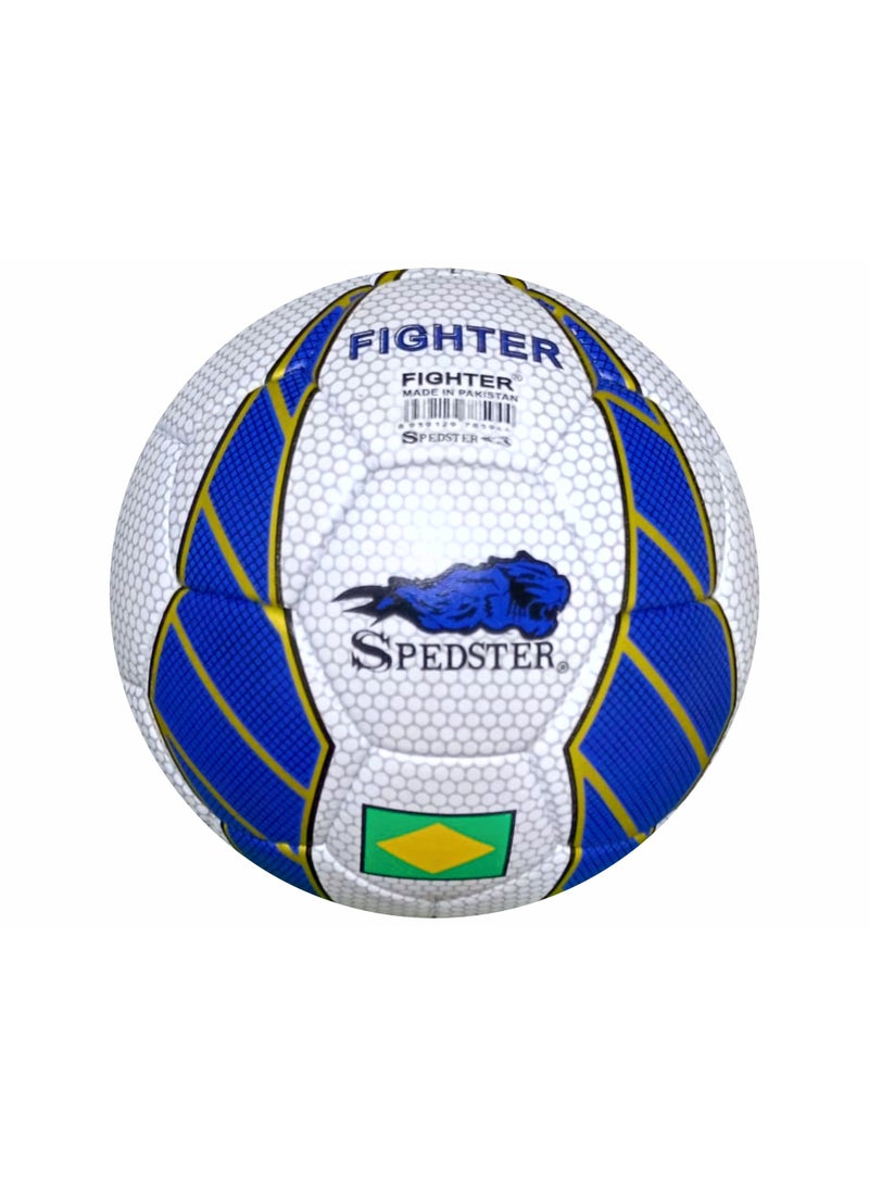 Spedster Soccer Ball Premium Match Ball Football Size 5 Hand Stitched - Image 1