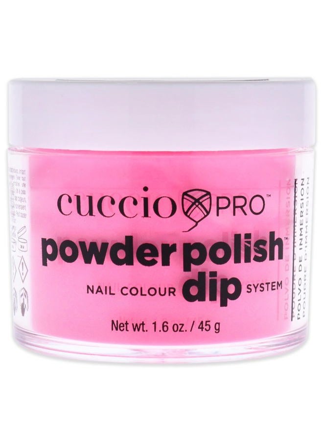 Cuccio Colour Powder Nail Polish - Lacquer For Manicure And Pedicure - Highly Pigmented Powder That Is Finely Milled - Durable Finish, Flawless Rich Color - Easy To Apply - Pretty Awesome - 1.6 Oz - Image 1