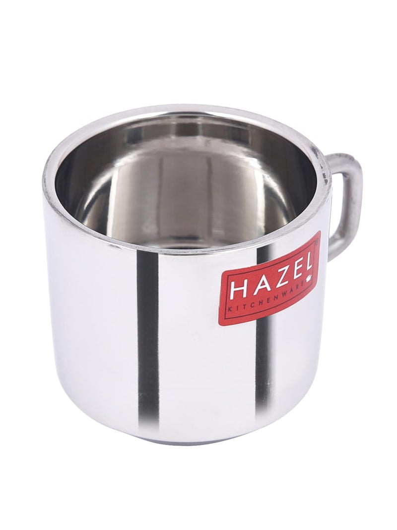 HAZEL Stainless Steel Green Tea Coffee Small Sobar Cup, Set of 2, 100 ml (Each) - Image 5