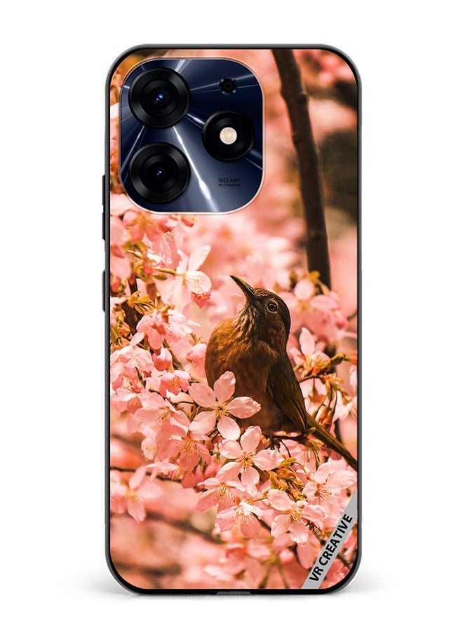 VR CREATIVE Protective Case Cover For Tecno Spark 10 Pro Beauty Bird Design Multicolour - Image 1