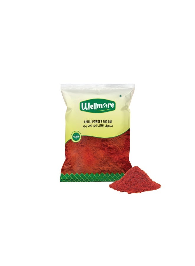 WellMore Chilli Powder 200 gm - Image 1
