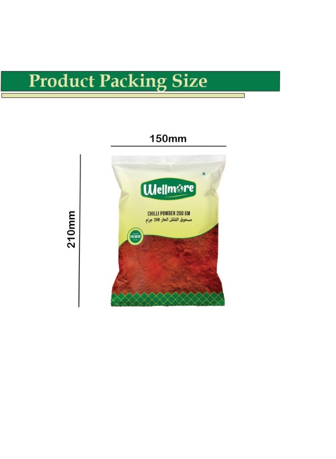 WellMore Chilli Powder 200 gm - Image 2