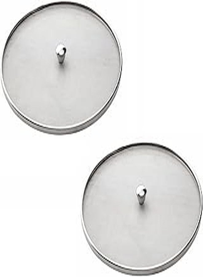 Stainless Steel Food Cover Net Lid Set, 8, 9, 10 Inch, Multipurpose Kitchen Utensil, 3 Pieces - Image 2