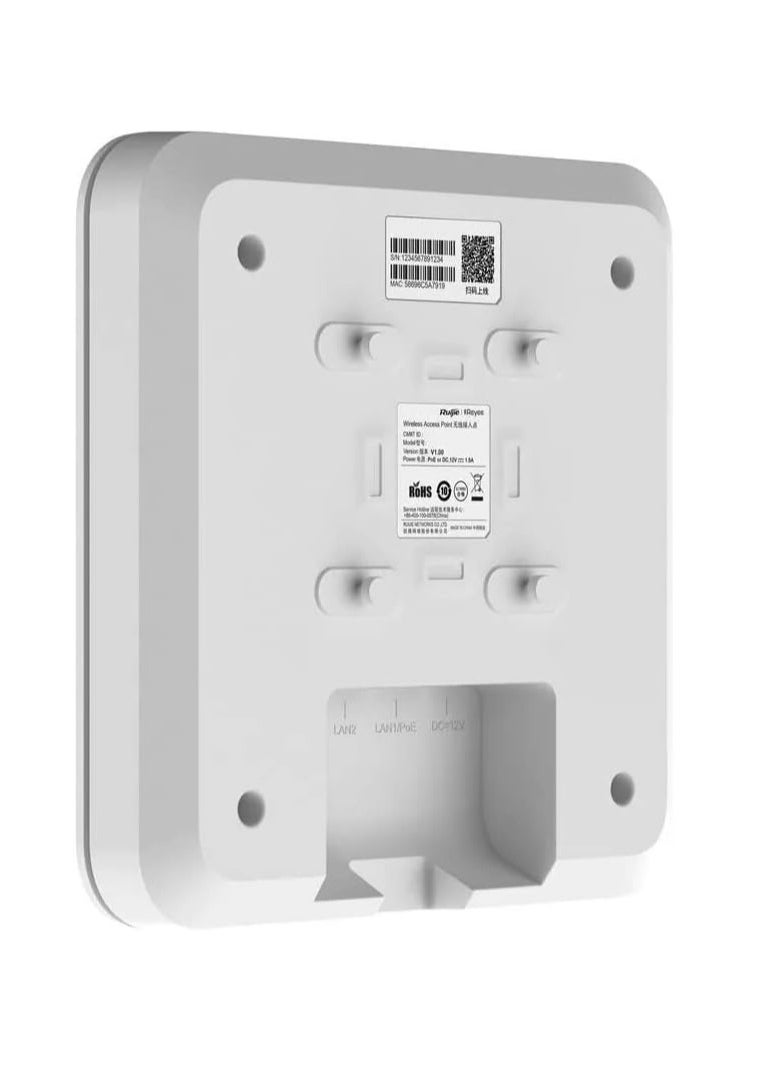 Ruijie REYEE RG-RAP2260(G) is a dual-band Wi-Fi 6 access point from Ruijie Networks (Reyee)  - Image 3