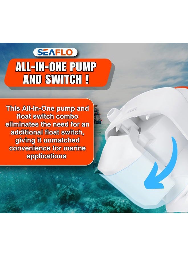 Seaflo 12v 750 GPH Automatic Bilge Pump - Image 2