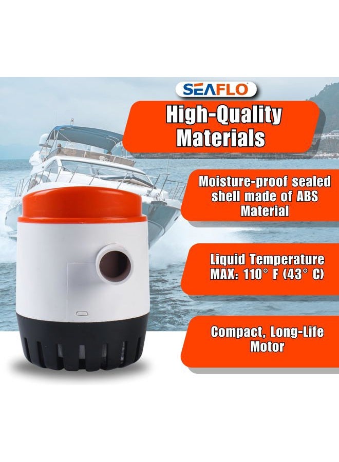 Seaflo 12v 750 GPH Automatic Bilge Pump - Image 5