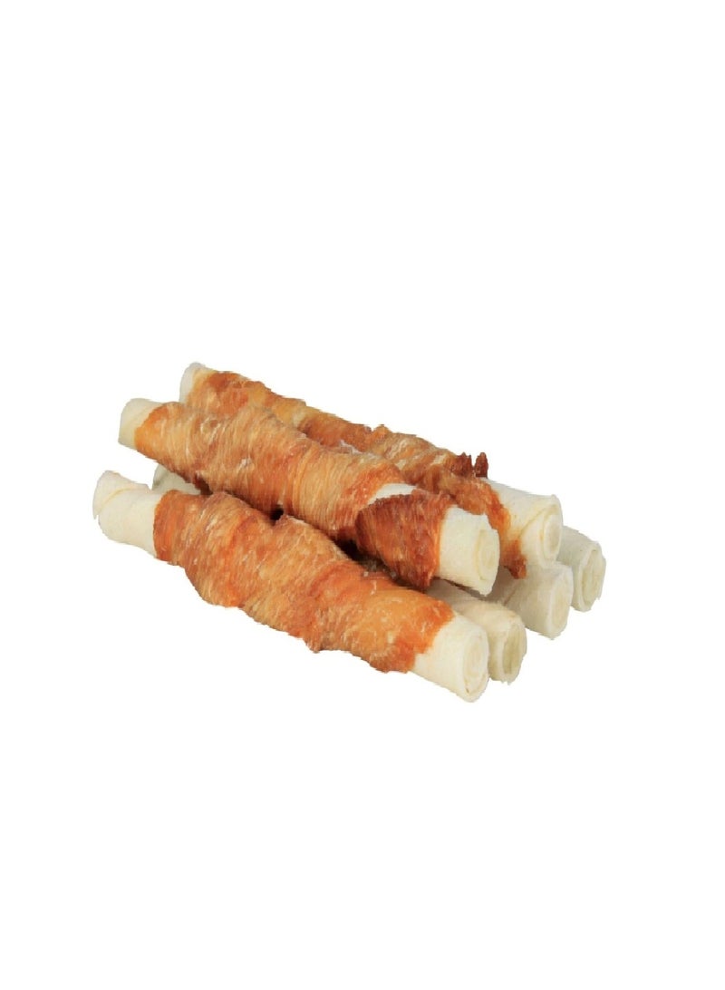 Trixie Denta Fun 6 Chicken Chewing Rolls Dog Chews - Image 2