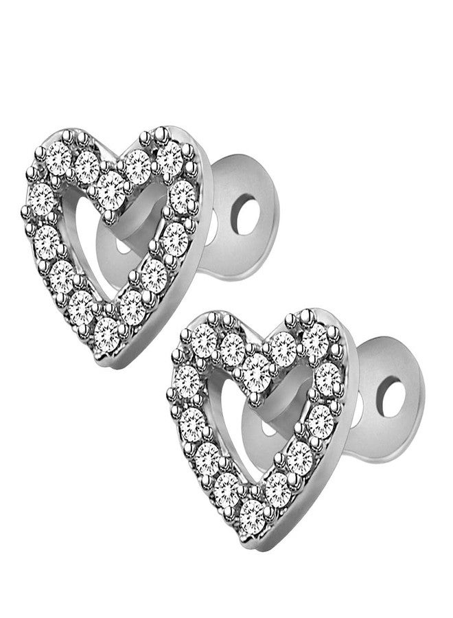 Harilla 2pcs Dermal Tops and Base Stainless Steel Jewelry, Heart 1 - Image 5