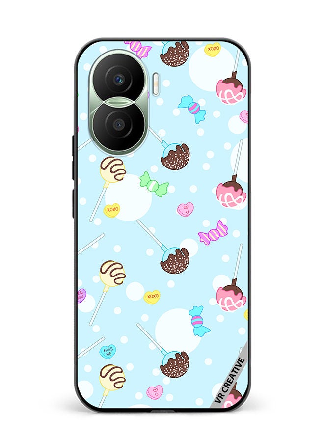 VR CREATIVE Protective Case Cover For Honor Play7T Pro Mix Pattern Design Multicolour - Image 1