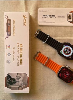 W&O X8 Ultra MAX Smartwatch Screen 2.2 Inch - Wearfit PRO - Bluetooth V5 Black  - Image 3