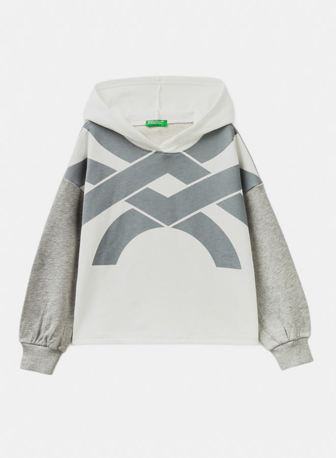 بينيتون هودي بنات كبير الحجم - Image 2