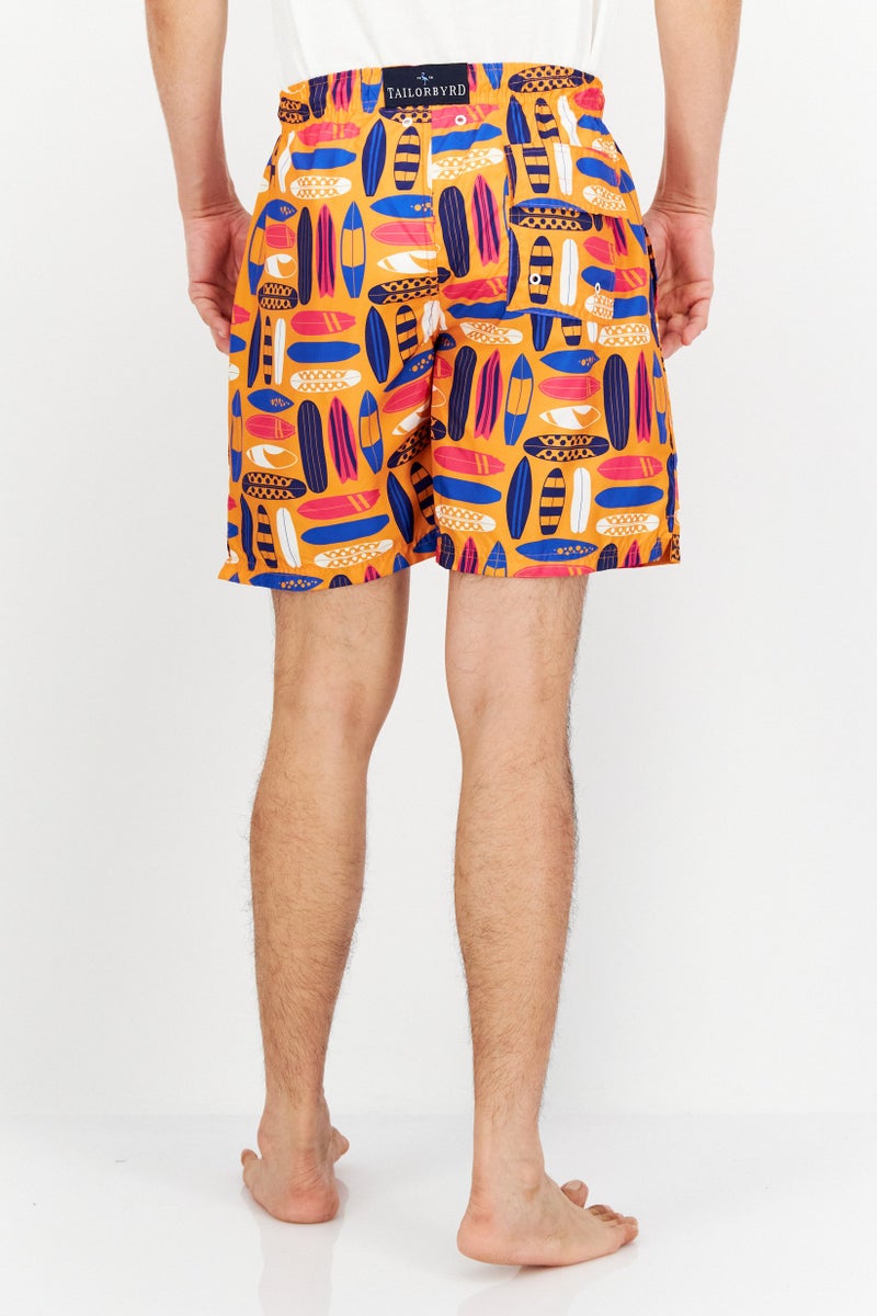 Tailorbyrd Men Allover Print Board Shorts, Multicolor - Image 2