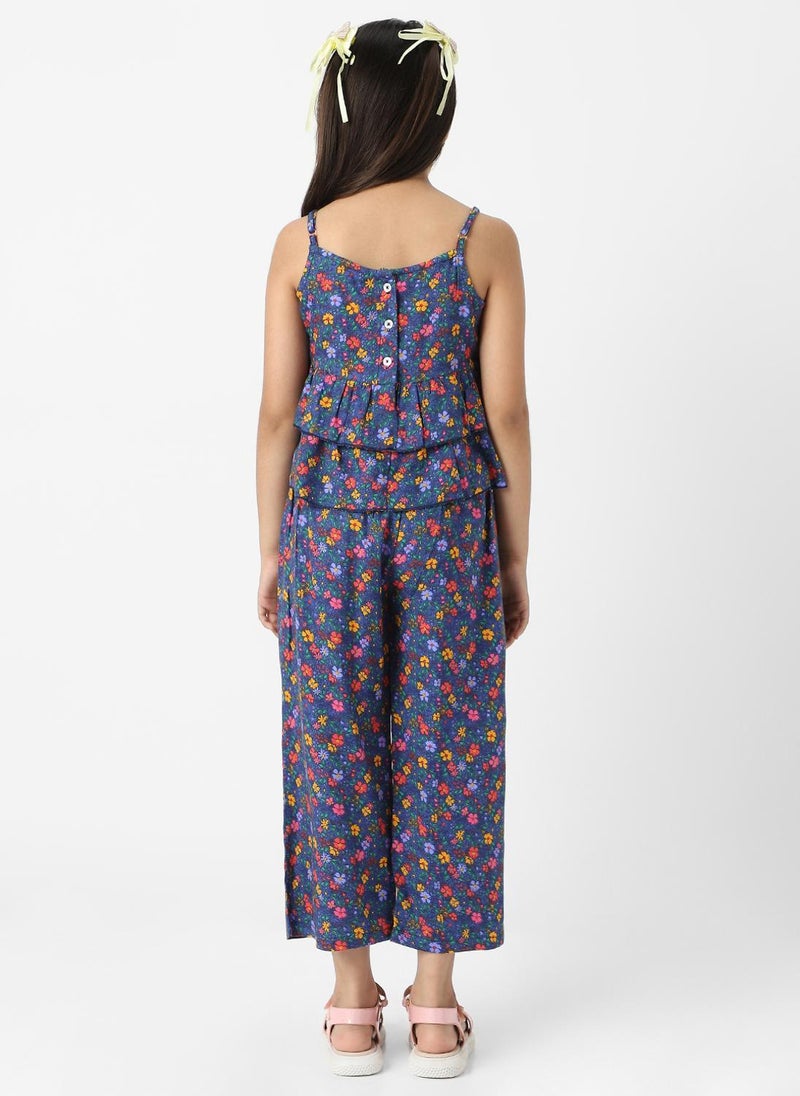 Nautinati Nautinati Girls Combo Set of Tiered Top and Bottoms  - Image 4