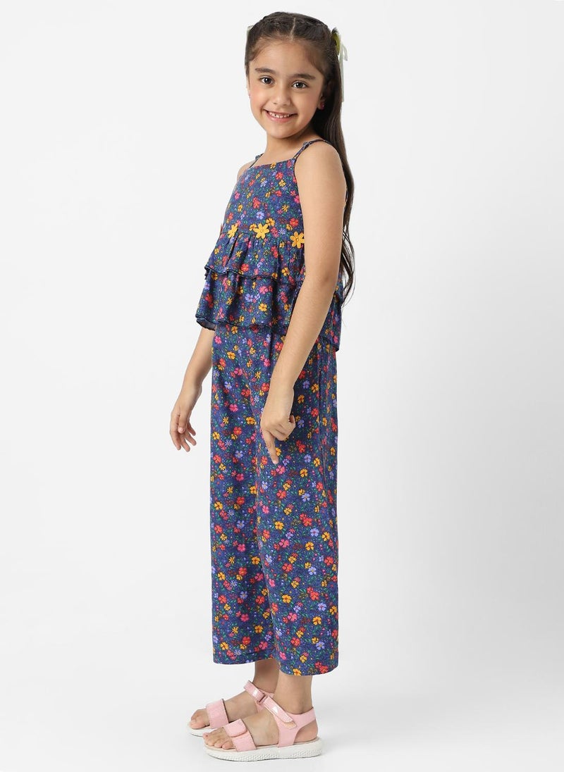 Nautinati Nautinati Girls Combo Set of Tiered Top and Bottoms  - Image 3