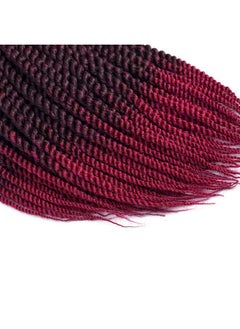 Admutty Havana Twist Crochet Hair 6 Packs 22 Inch Crochet Braids Senegalese Twist Crochet Hair Jumbo Havana Twist Crochet Braids(T1B/Bug)  - Image 4