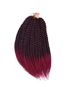 Admutty Havana Twist Crochet Hair 6 Packs 22 Inch Crochet Braids Senegalese Twist Crochet Hair Jumbo Havana Twist Crochet Braids(T1B/Bug)  - Image 5