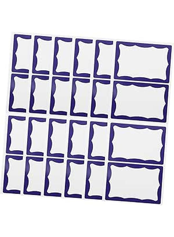 160 Pcs Blank Adhesive Name Tag Stickers for School Office Home Daycare - Image 1