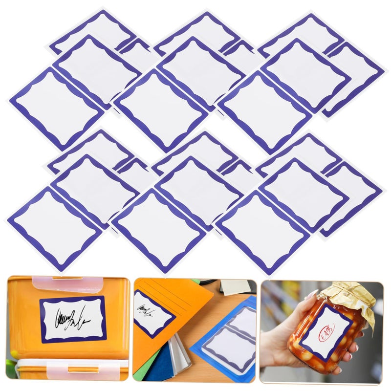 160 Pcs Blank Adhesive Name Tag Stickers for School Office Home Daycare - Image 4