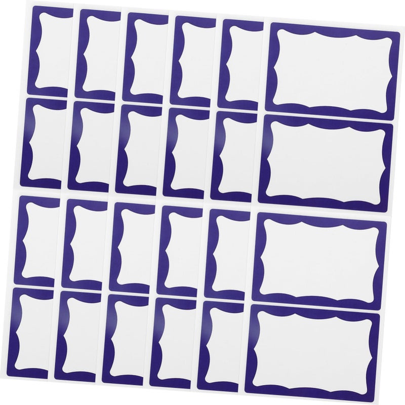 160 Pcs Blank Adhesive Name Tag Stickers for School Office Home Daycare - Image 2
