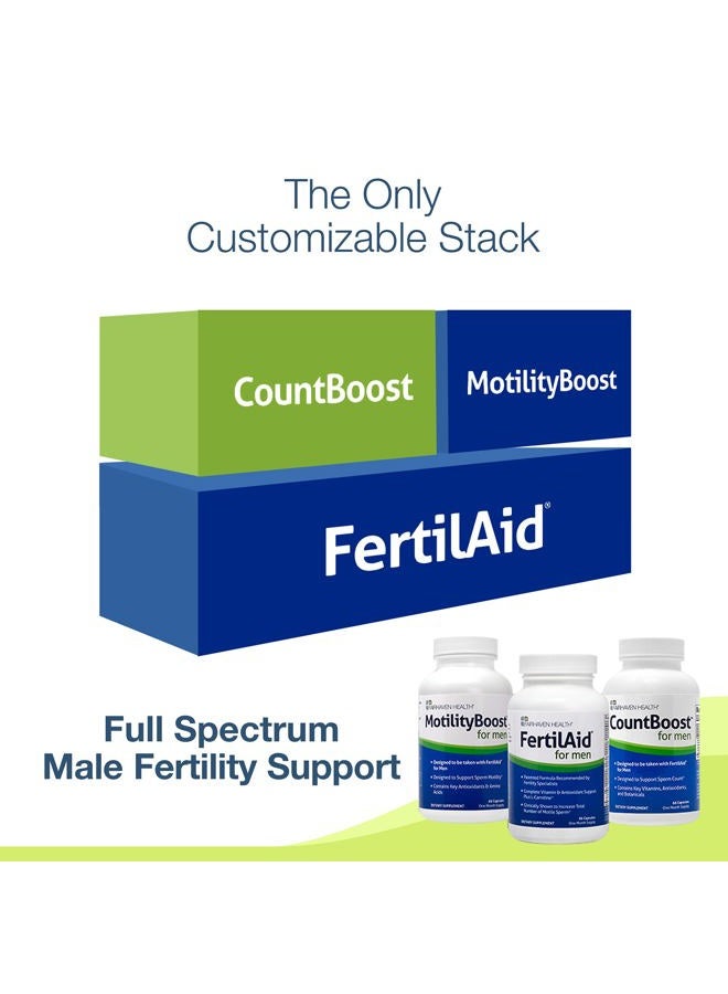 fairhaven health 3 Month Supply FertilAid for Men Prenatal Male Fertility Supplement | Count and Motility Support Pre Conception for Him | Fertility Support Includes, Zinc, and Folate | 90 Capsules  - Image 5