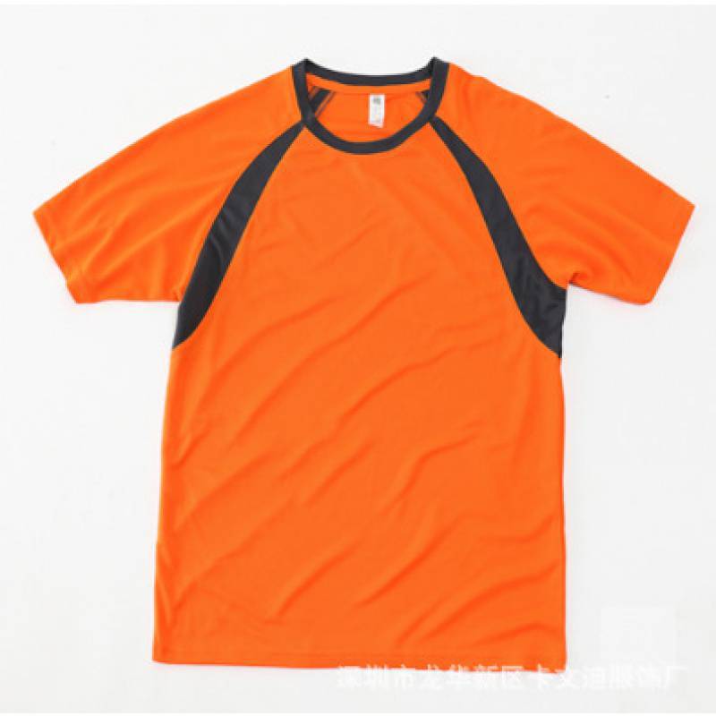 Generic Yibai match TSP-B 150g sports quick-drying adult raglan sleeve T-shirt advertising cultural shirt printing Orange