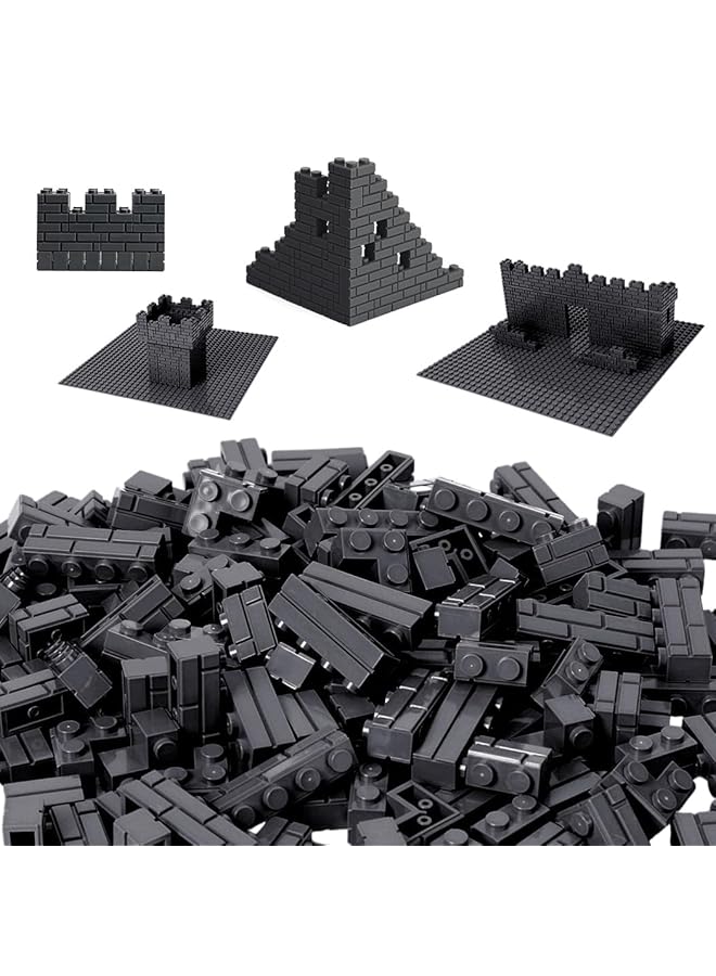إكسفور 240 قطعة من طوب البناء الكلاسيكي مناسبة لأجزاء وقطع الجدران، مجموعة ألعاب متنوعة متوافقة مع العلامات التجارية الرئيسية - Image 1