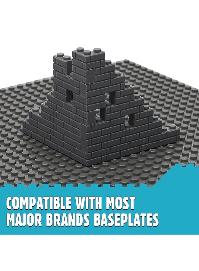 إكسفور 240 قطعة من طوب البناء الكلاسيكي مناسبة لأجزاء وقطع الجدران، مجموعة ألعاب متنوعة متوافقة مع العلامات التجارية الرئيسية - Image 2