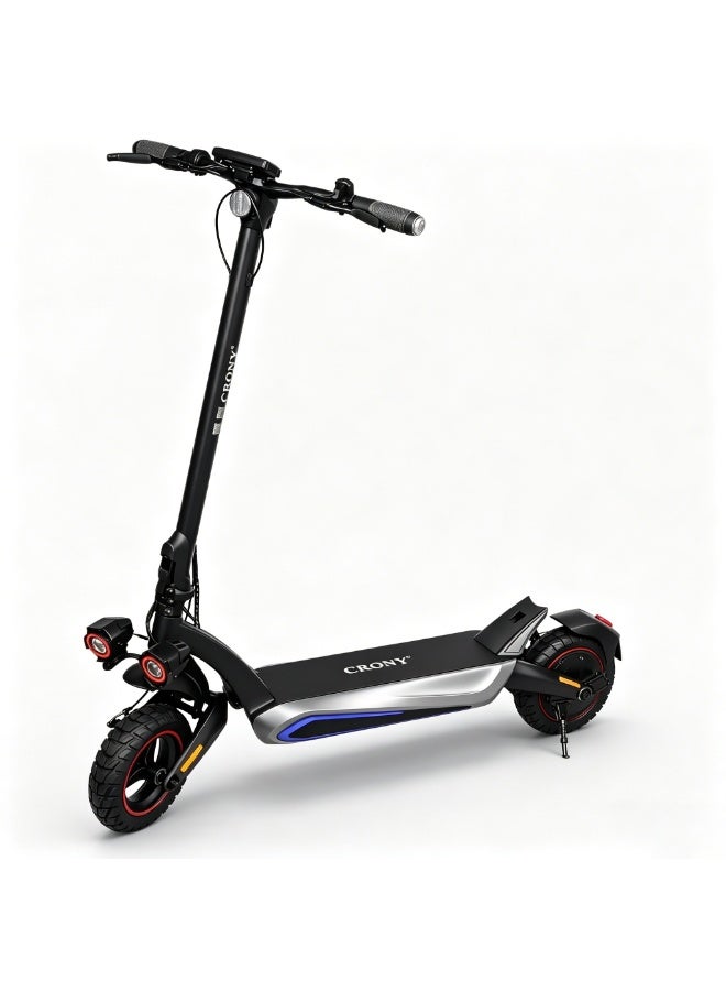 Crony Electric Scooter Adults Dual Suspension Long Range,1500W Motor, 45 km/h Speed, 45 km Range, 120 kg Max Load, App Control, LED Display, Dual Disc Brakes - Image 1