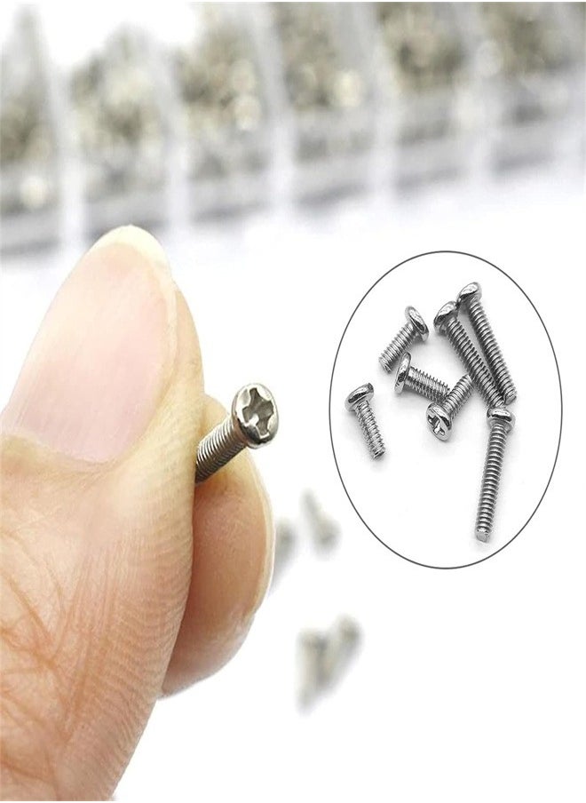 Mini Repair Screw Kit, Flat Head Screws Set, Electronic Repair Screws, Flat Screws, Micro Screwswith Screw Pen for Spectacles Laptop Phone Watch, M2 M1.4 M1.2  - Image 4