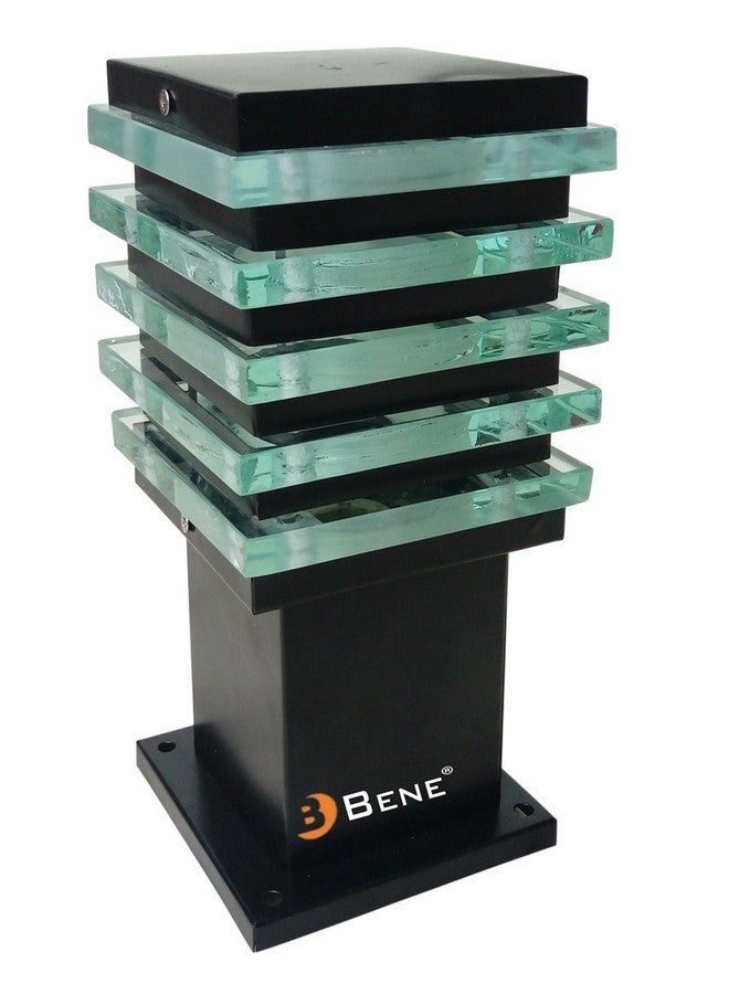 Bene مصباح خارجي على شكل مكعب ثلج BENE بدون لمبة، (أسود 11 سم، عبوة من 1 قطعة) - Image 1