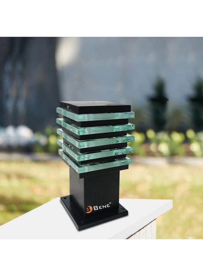 Bene مصباح خارجي على شكل مكعب ثلج BENE بدون لمبة، (أسود 11 سم، عبوة من 1 قطعة) - Image 3