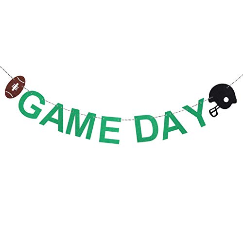 BinaryABC GAME DAY Banners,Football Game Day Decorations,Sport Game Day Party Supplies - Image 1