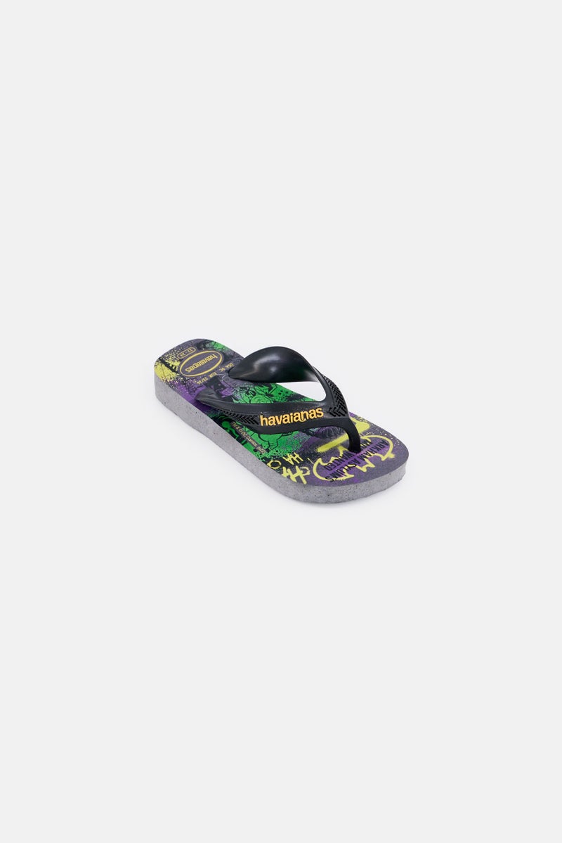 Havaianas Toddlers Boy Max Herois Slip On Slippers, Multicolor - Image 1
